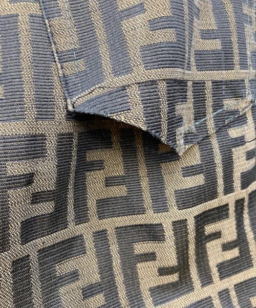 FENDI（フェンディ）FENDI (フェンディ) ズッカ柄総柄パンツ ブラック サイズ:30の古着・服飾アイテム