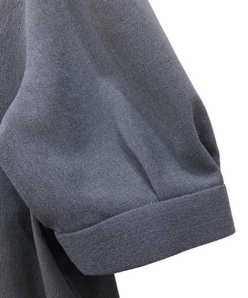 BLUE LABEL CRESTBRIDGE（ブルーレーベルクレストブリッジ）BLUE LABEL CRESTBRIDGE (ブルーレーベルクレストブリッジ) クレストブリッジチェックチュールプリントドレスセット ネイビー サイズ:Mの古着・服飾アイテム