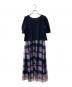 BLUE LABEL CRESTBRIDGE (ブルーレーベルクレストブリッジ) クレストブリッジチェックチュールプリントドレスセット ネイビー サイズ:M：15000円