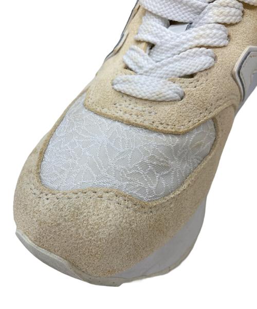 NEW BALANCE（ニューバランス）NEW BALANCE (ニューバランス) 厚底スニーカー ベージュ サイズ:24cmの古着・服飾アイテム