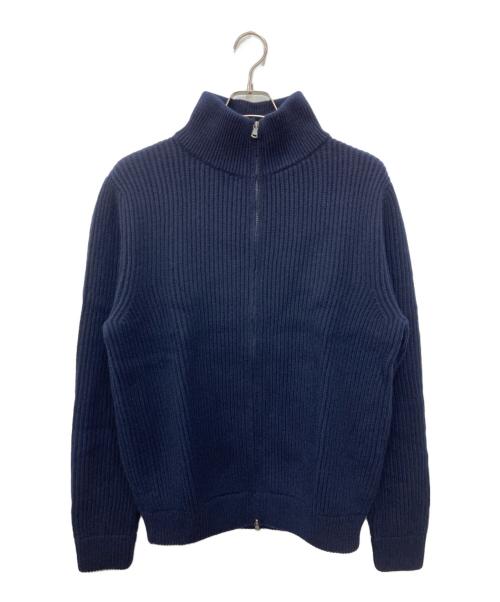 LAMBERTO LOSANI（ランベルト ロザーニ）LAMBERTO LOSANI (ランベルト ロザーニ) ドライバーズカシミヤニット ネイビー サイズ:SIZE50の古着・服飾アイテム