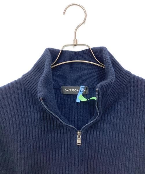 LAMBERTO LOSANI（ランベルト ロザーニ）LAMBERTO LOSANI (ランベルト ロザーニ) ドライバーズカシミヤニット ネイビー サイズ:SIZE50の古着・服飾アイテム