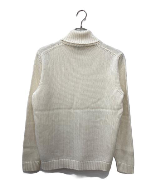 Zanone（ザノーネ）Zanone (ザノーネ) 5ゲージSLIM FIT タートルネックニット アイボリー サイズ:SIZE 52の古着・服飾アイテム