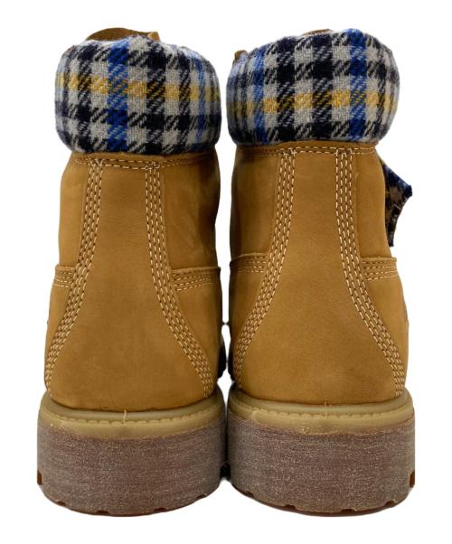 Timberland（ティンバーランド）Timberland (ティンバーランド) WOOLRICH (ウールリッチ) 6inch PREMIUM with WOOLRICH Fabric ブラウン サイズ:27㎝の古着・服飾アイテム