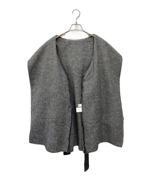 SPECCHIO（スペッチオ）SPECCHIO (スペッチオ) ダブルフェイスラップコート グレー サイズ:40の古着・服飾アイテム