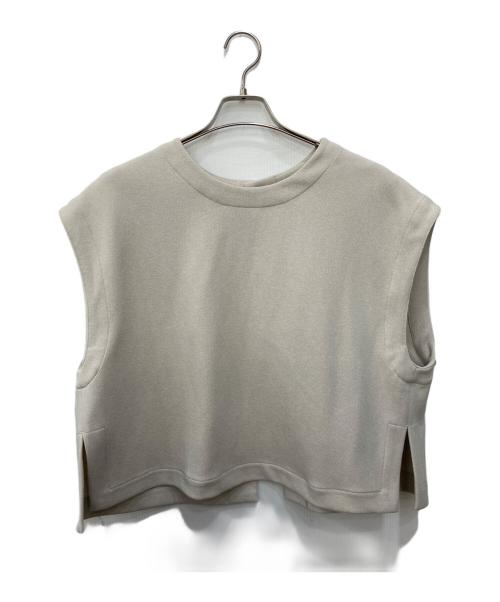 BEARDSLEY（ビアズリー）BEARDSLEY (ビアズリー) ムーンライクショートベスト ベージュ サイズ:FREEの古着・服飾アイテム