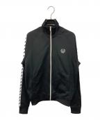 FRED PERRYフレッドペリー）の古着「TAPED TRACK JACKET」｜ブラック