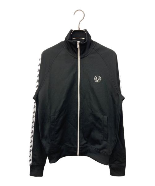 FRED PERRY（フレッドペリー）FRED PERRY (フレッドペリー) TAPED TRACK JACKET ブラック サイズ:XSの古着・服飾アイテム