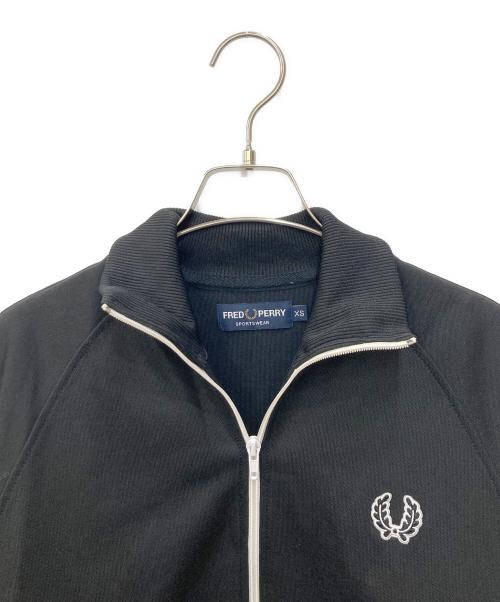 FRED PERRY（フレッドペリー）FRED PERRY (フレッドペリー) TAPED TRACK JACKET ブラック サイズ:XSの古着・服飾アイテム