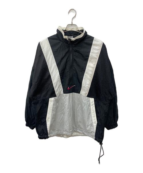 NIKE（ナイキ）NIKE (ナイキ) 切替ナイロンアノラック ブラック サイズ:Ⅼの古着・服飾アイテム