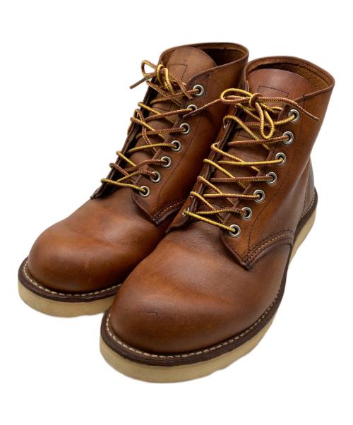 RED WING（レッドウィング）RED WING (レッドウィング) 6 inch Classic Round ワークブーツ ブラウン サイズ:8の古着・服飾アイテム