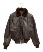 J.A.DUBOWデュボウ）の古着「REPLICA G-1 FLIGHT JACKET」｜ブラウン