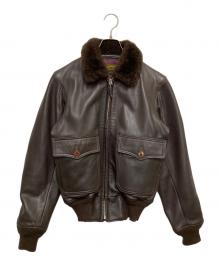 J.A.DUBOW（デュボウ）の古着「REPLICA G-1 FLIGHT JACKET」｜ブラウン