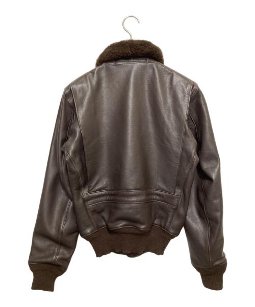 J.A.DUBOW（デュボウ）J.A.DUBOW (デュボウ) REPLICA G-1 FLIGHT JACKET ブラウン サイズ:34の古着・服飾アイテム
