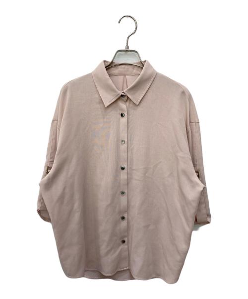 Diagram（ダイアグラム）Diagram (ダイアグラム) ロールアップスリーブトップス ピンク サイズ:36の古着・服飾アイテム