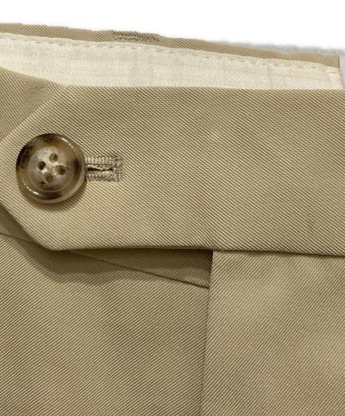 PRADA（プラダ）PRADA (プラダ) 裾ダブルテーパードチノトラウザー ベージュ サイズ:52の古着・服飾アイテム