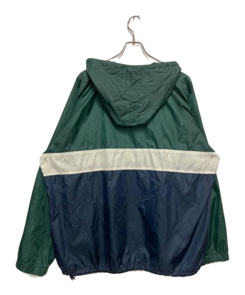 GAP（ギャップ）GAP (ギャップ) アノラックパーカー グリーン×ネイビー サイズ:XLの古着・服飾アイテム