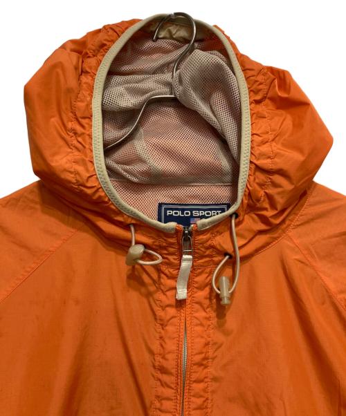 POLO SPORT（ポロスポーツ）POLO SPORT (ポロスポーツ) アノラックパーカー オレンジ サイズ:XLの古着・服飾アイテム