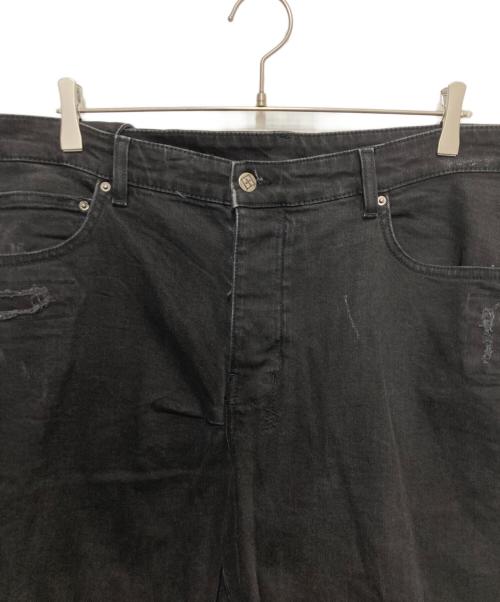 Ksubi（スビ）Ksubi (スビ) ダメージ加工デニムパンツ ブラック サイズ:	SIZE 38の古着・服飾アイテム