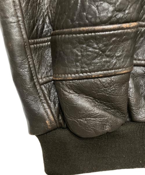 AVIREX（アヴィレックス）AVIREX (アヴィレックス) B-9レザーベスト ブラウン サイズ:Mの古着・服飾アイテム