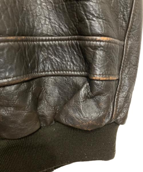 AVIREX（アヴィレックス）AVIREX (アヴィレックス) B-9レザーベスト ブラウン サイズ:Mの古着・服飾アイテム