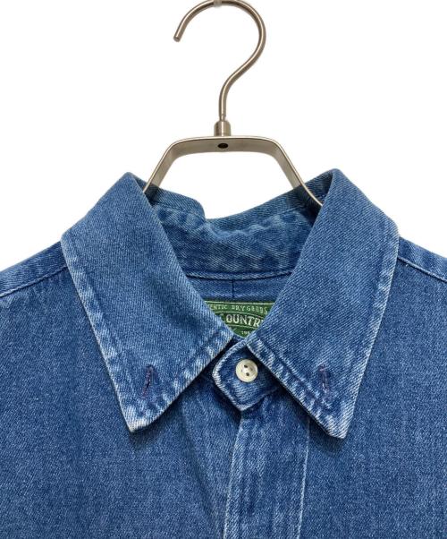 POLO COUNTRY（ポロカントリー）POLO COUNTRY (ポロカントリー) デニムシャツ インディゴ サイズ:Sの古着・服飾アイテム
