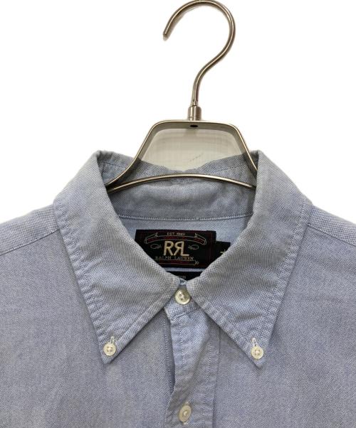 RRL（ダブルアールエル）RRL (ダブルアールエル) 90’s ボタンダウンプルオーバーシャツ ブルー サイズ:Ⅼの古着・服飾アイテム
