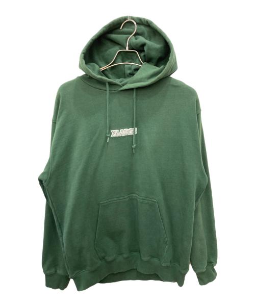 X-LARGE（エクストララージ）X-LARGE (エクストララージ) CHENILLE SLANTED OG HOODED グリーン サイズ:Ⅼの古着・服飾アイテム