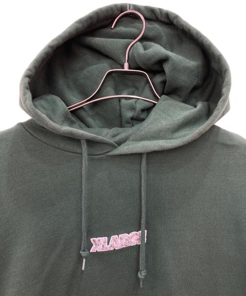 X-LARGE（エクストララージ）X-LARGE (エクストララージ) CHENILLE SLANTED OG HOODED グリーン サイズ:Ⅼの古着・服飾アイテム