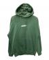 X-LARGE（エクストララージ）の古着「CHENILLE SLANTED OG HOODED」｜グリーン