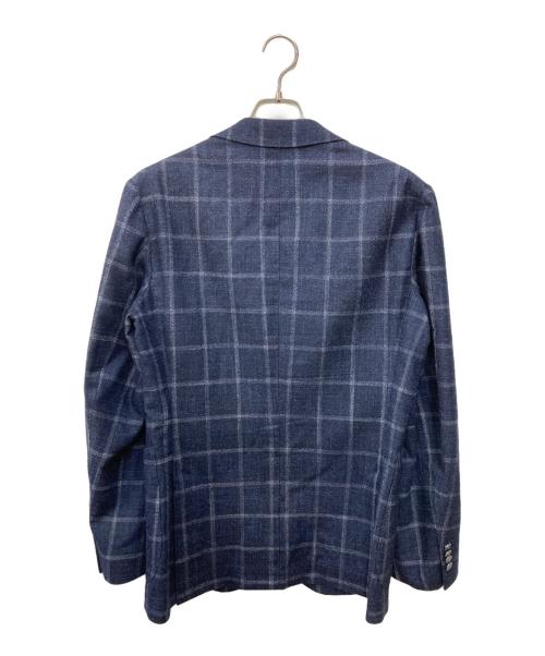 ANGLAIS（アングレー）ANGLAIS (アングレー) カシミヤシルクブレンドテーラードジャケット ネイビー サイズ:48の古着・服飾アイテム