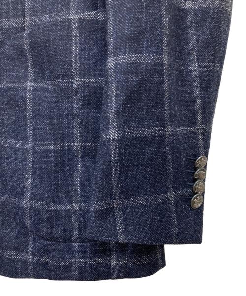 ANGLAIS（アングレー）ANGLAIS (アングレー) カシミヤシルクブレンドテーラードジャケット ネイビー サイズ:48の古着・服飾アイテム