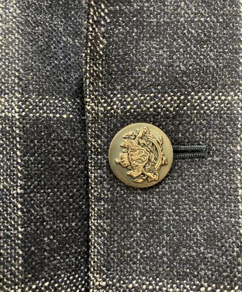 ANGLAIS（アングレー）ANGLAIS (アングレー) カシミヤシルクブレンドテーラードジャケット ネイビー サイズ:48の古着・服飾アイテム