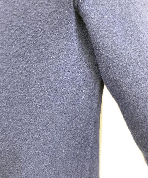 JIL SANDER（ジルサンダー）JIL SANDER (ジルサンダー) バイカラーウールコート ブルー×ブラック サイズ:44の古着・服飾アイテム