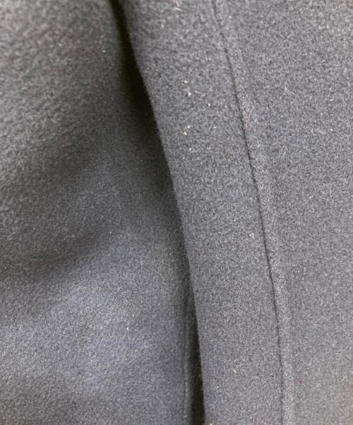 JIL SANDER（ジルサンダー）JIL SANDER (ジルサンダー) バイカラーウールコート ブルー×ブラック サイズ:44の古着・服飾アイテム