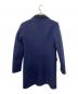JIL SANDER (ジルサンダー) バイカラーウールコート ブルー×ブラック サイズ:44：15000円