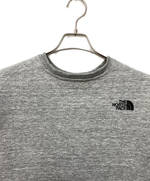 THE NORTH FACE（ザ ノース フェイス）THE NORTH FACE (ザ ノース フェイス) スクエアロゴクルー グレー サイズ:Sの古着・服飾アイテム