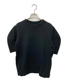 sacai（サカイ）の古着「コットン スポンジスウェットプルオーバー」｜ブラック