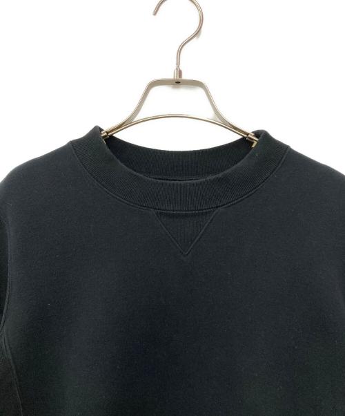 sacai（サカイ）sacai (サカイ) コットン スポンジスウェットプルオーバー ブラック サイズ:2の古着・服飾アイテム
