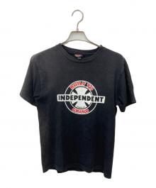 INDEPENDENT×ALSTYLE APPAREL & ACTIVEWEAR（インディペンデント×アレスタイルアパレル＆アクティブウェア）の古着「プリントTシャツ」｜ブラック