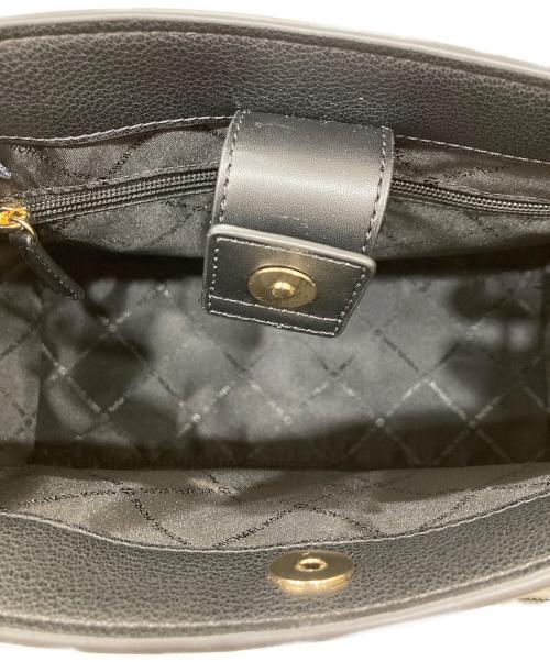 MICHAEL KORS（マイケルコース）MICHAEL KORS (マイケルコース) HAMILTON サッチェル ミディアム ブラックの古着・服飾アイテム