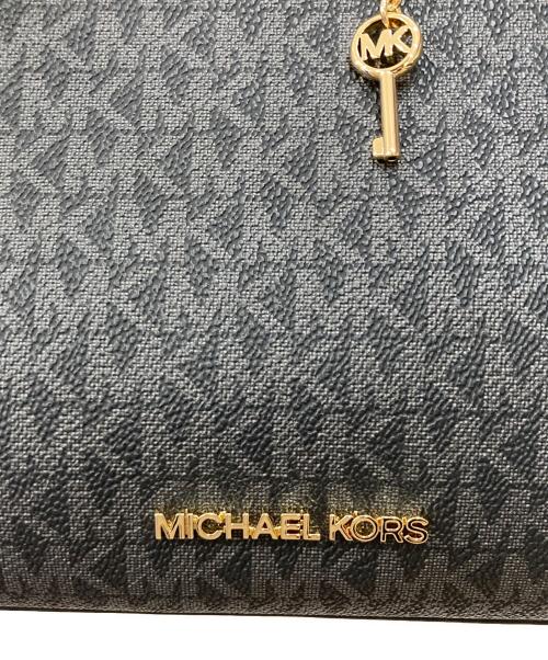 MICHAEL KORS（マイケルコース）MICHAEL KORS (マイケルコース) HAMILTON サッチェル ミディアム ブラックの古着・服飾アイテム