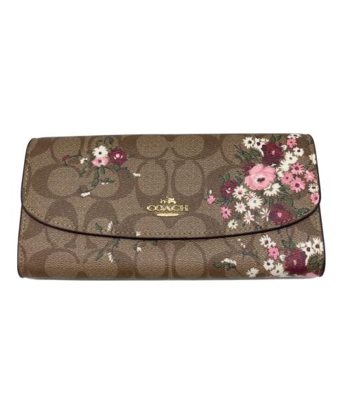 COACH（コーチ）COACH (コーチ) 長財布 ブラウンの古着・服飾アイテム