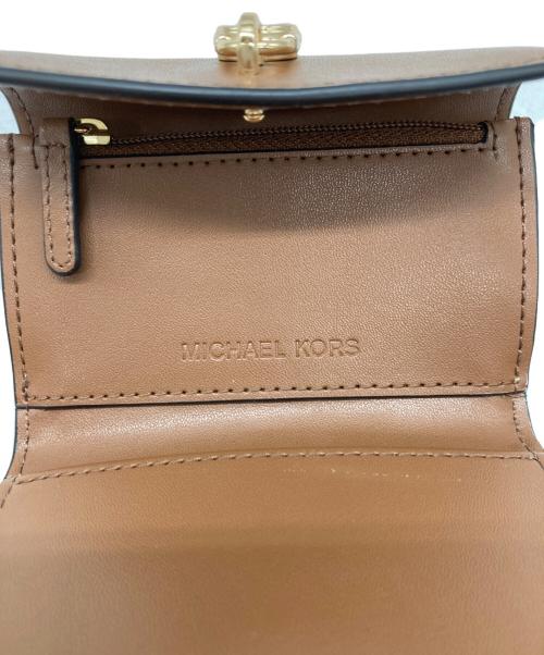 MICHAEL KORS（マイケルコース）MICHAEL KORS (マイケルコース) コンパクトウォレット ブラウンの古着・服飾アイテム