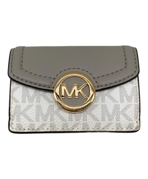 MICHAEL KORS（マイケルコース）MICHAEL KORS (マイケルコース) コンパクトウォレット グレーの古着・服飾アイテム