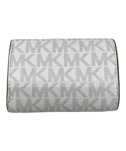 MICHAEL KORS（マイケルコース）MICHAEL KORS (マイケルコース) コンパクトウォレット グレーの古着・服飾アイテム