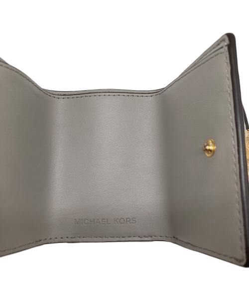 MICHAEL KORS（マイケルコース）MICHAEL KORS (マイケルコース) コンパクトウォレット グレーの古着・服飾アイテム