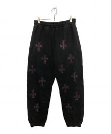 unknown×A'GEM/9（アンノウン×エージェムナイン）の古着「Cross Rhinestone Jogger②」｜ブラック