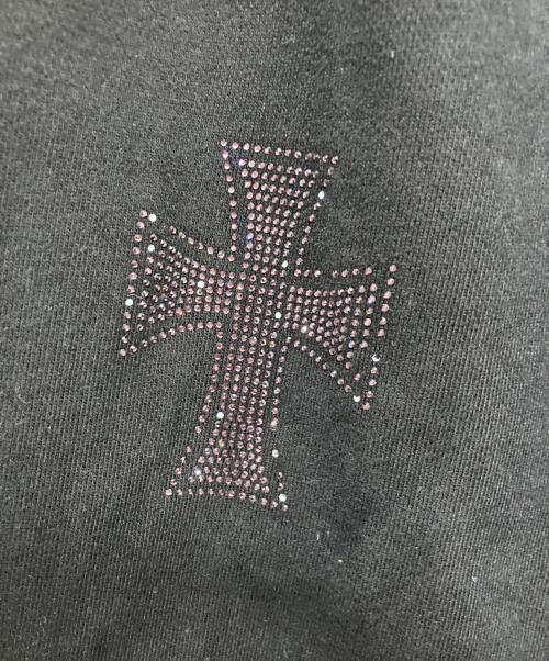unknown（アンノウン）Unknown (アンノウン) A'GEM/9 (エージェムナイン) Cross Rhinestone Jogger② ブラック サイズ:Lの古着・服飾アイテム