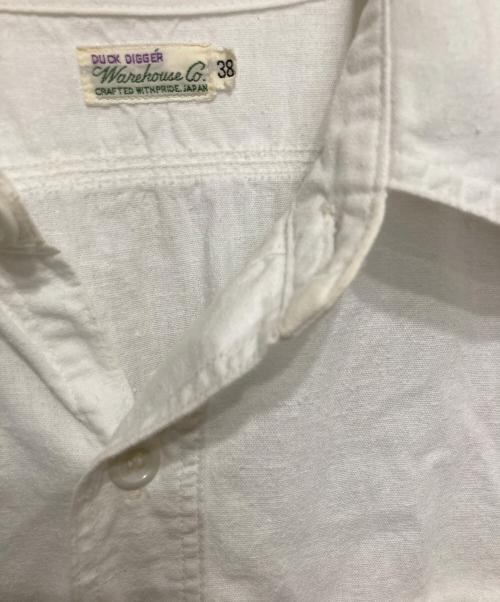WAREHOUSE（ウエアハウス）WAREHOUSE (ウエアハウス) 長袖シャツ ホワイト サイズ:SIZE 38の古着・服飾アイテム